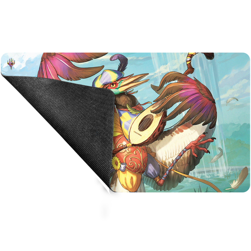 Bloomburrow Zinnia, Valley’s Voice Playmat for Magic: The Gathering Back | Ultra PRO International