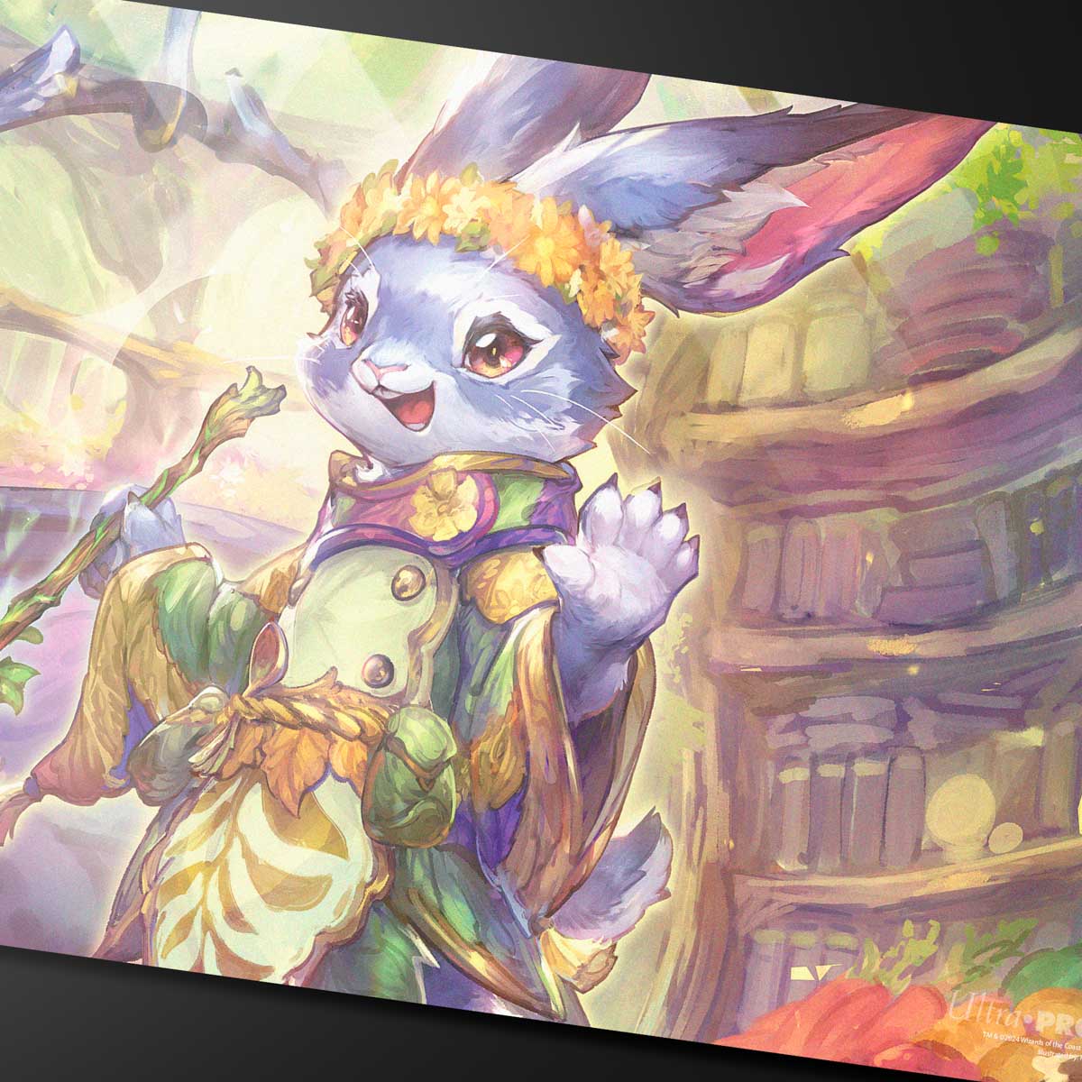 Bloomburrow Ms. Bumbleflower Standard Gaming Playmat for Magic: The Gathering Close Up | Ultra PRO International