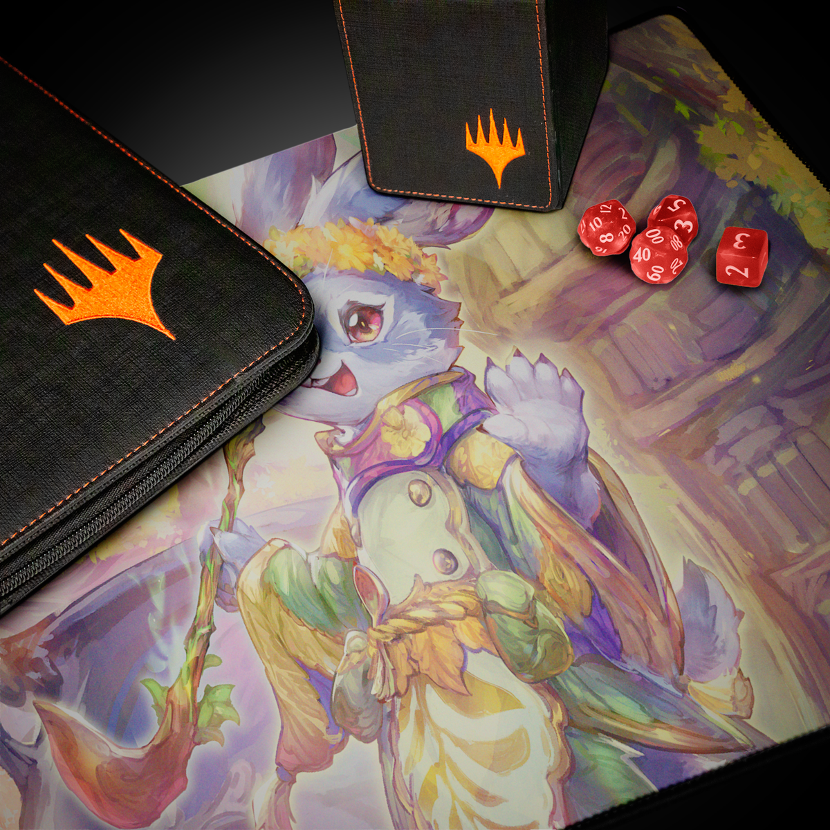 Bloomburrow Ms. Bumbleflower Standard Gaming Playmat for Magic Bloomburrow Ms. Bumbleflower Standard Gaming Playmat for Magic