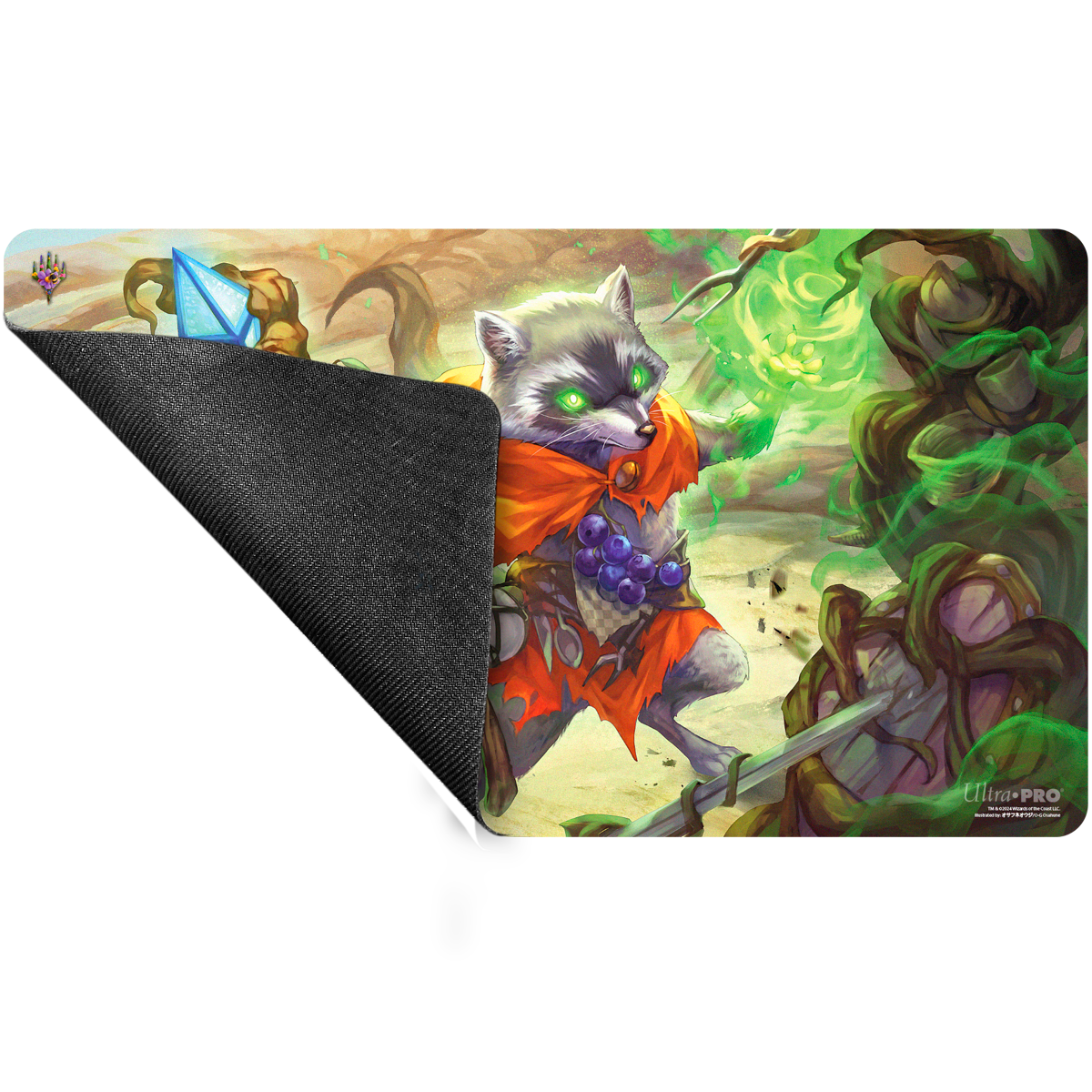 Bloomburrow Bello, Bard of the Brambles Standard Gaming Playmat for Magic: The Gathering Back