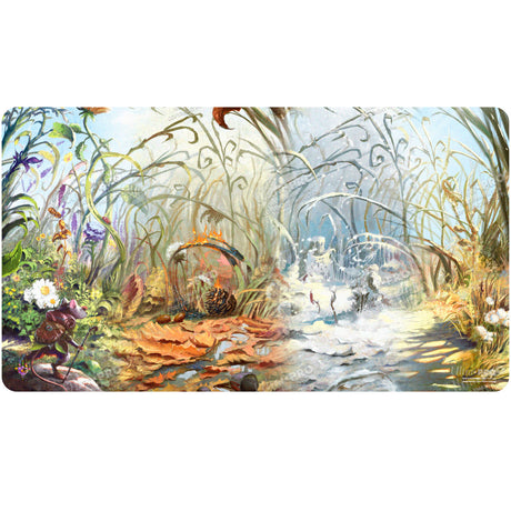 Bloomburrow Season Lands: Plains (Four Seasons) Standard Gaming Playmat for Magic: The Gathering | Ultra PRO International Front