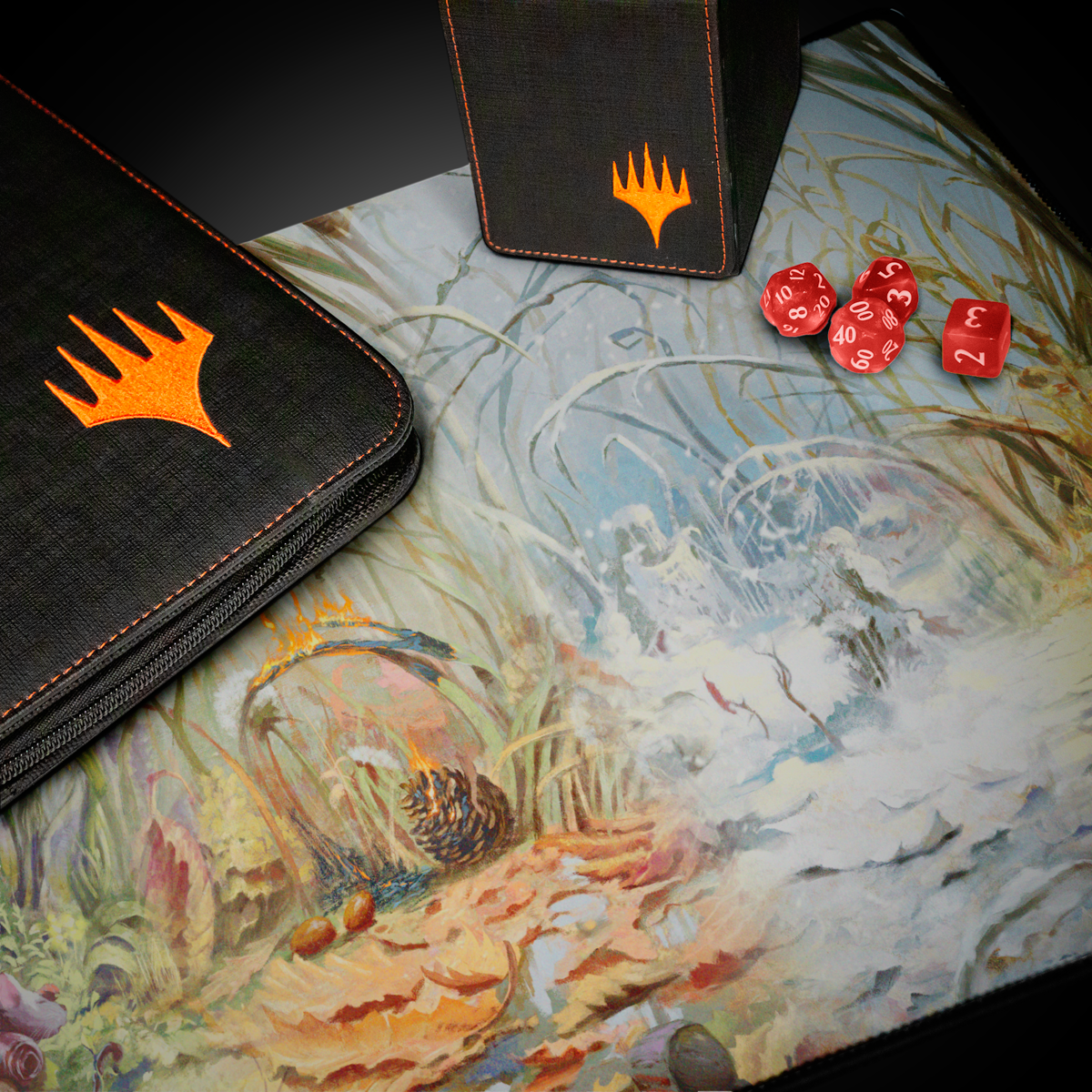 Bloomburrow Season Lands: Plains (Four Seasons) Standard Gaming Playmat for Magic: The Gathering | Ultra PRO International Lifestyle