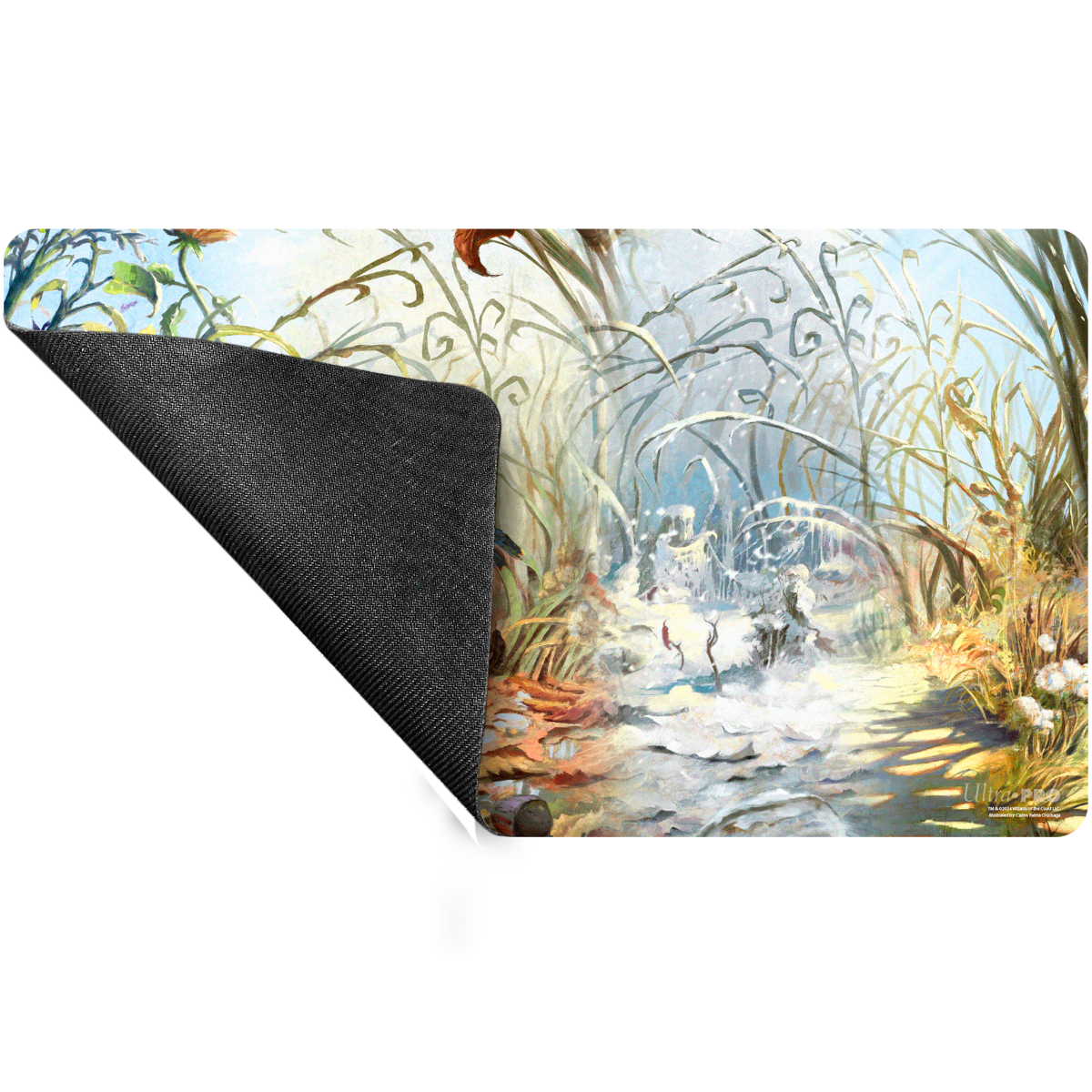 Bloomburrow Season Lands: Plains (Four Seasons) Standard Gaming Playmat for Magic: The Gathering | Ultra PRO International Back