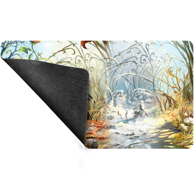 Bloomburrow Season Lands: Plains (Four Seasons) Standard Gaming Playmat for Magic: The Gathering | Ultra PRO International Back