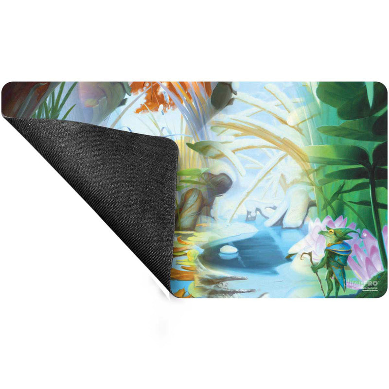 Bloomburrow Season Lands: Island (Four Seasons) Standard Gaming Playmat for Magic: The Gathering Back