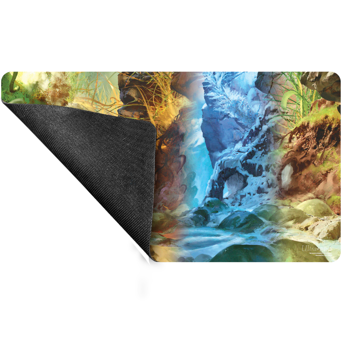 Bloomburrow Season Lands: Swamp (Four Seasons) Standard Gaming Playmat for Magic: The Gathering | Ultra PRO International Back