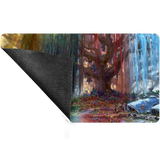 Bloomburrow Season Lands: Three Tree City (Four Seasons) AR Enhanced Standard Gaming Playmat Multi for Magic: The Gathering Back | Ultra PRO International 