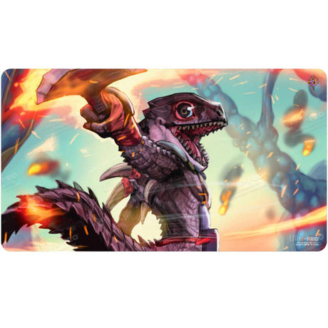 Bloomburrow Gev, Scaled Scorch Playmat for Magic: The Gathering | Ultra PRO International