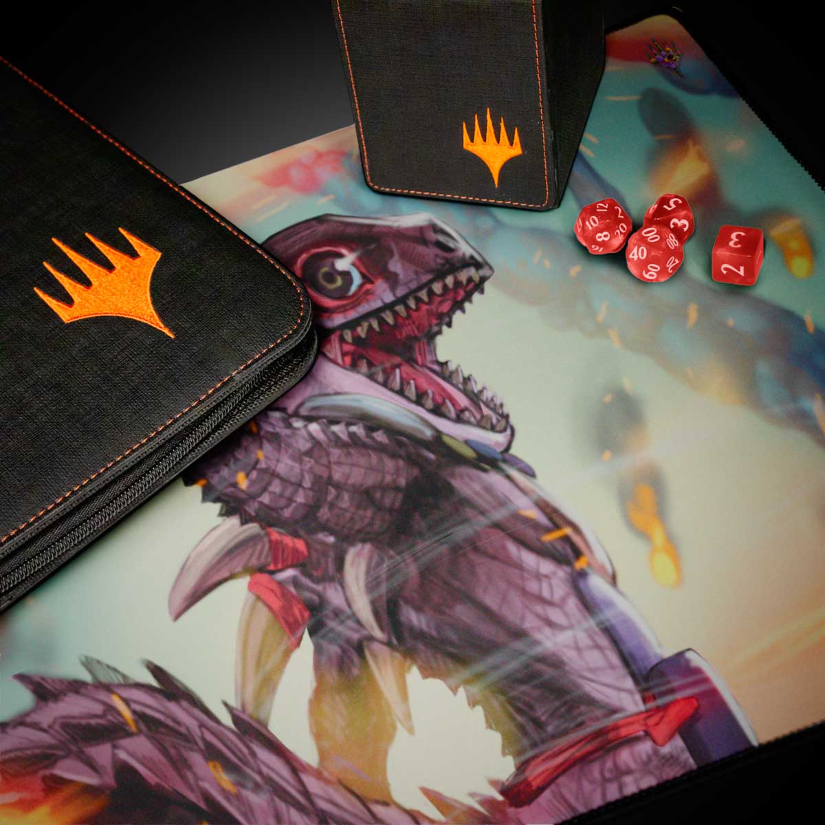 Bloomburrow Gev, Scaled Scorch Playmat for Magic: The Gathering Lifestyle | Ultra PRO International