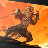 Bloomburrow The Infamous Cruelclaw Playmat for Magic: The Gathering Close Up | Ultra PRO International