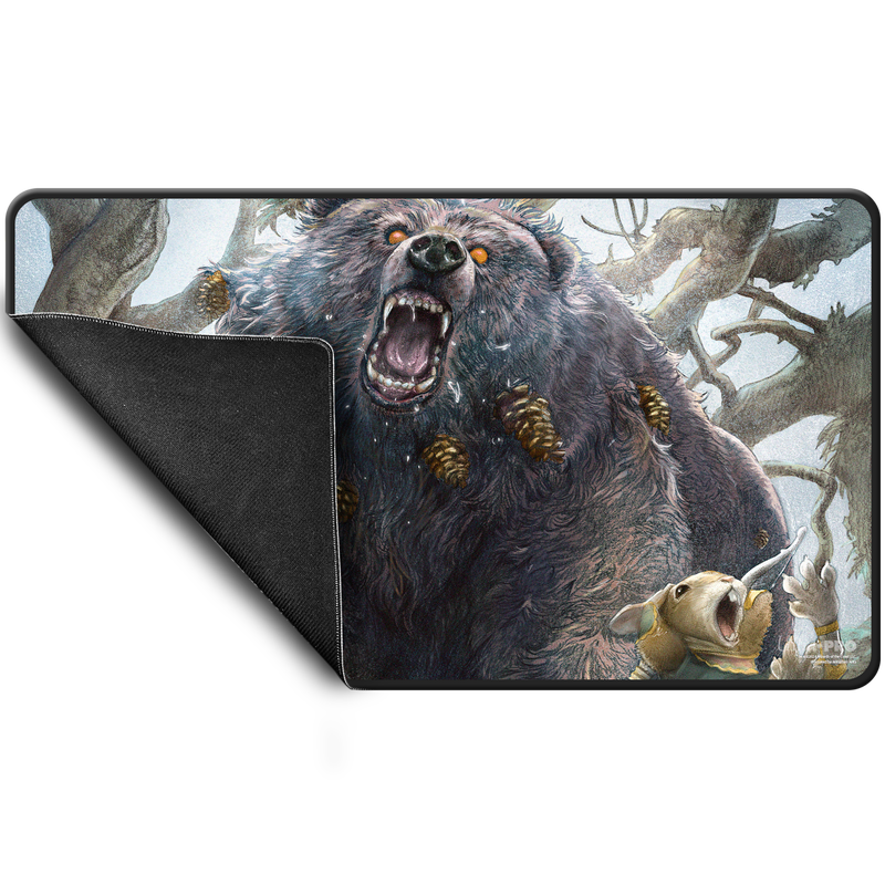 Bloomburrow Lumra, Bellow of the Woods Black Stitched Standard Gaming Playmat for Magic: The Gathering | Ultra PRO International Back