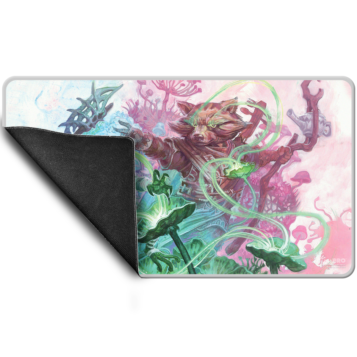 Bloomburrow Sylvan Tutor Stitched Edge Standard Gaming Playmat for