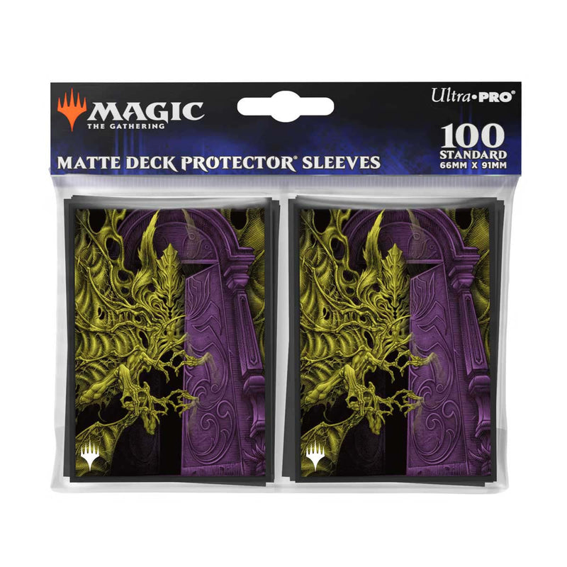 Duskmourn Valgavoth, Terror Eater (Double Exposure Alt) 100ct Deck Protector Sleeves for Magic: The Gathering | Ultra PRO International