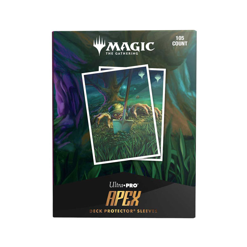 Duskmourn Exhume 105ct APEX Deck Protector™ Sleeves for Magic: The Gathering Box Front | Ultra PRO International