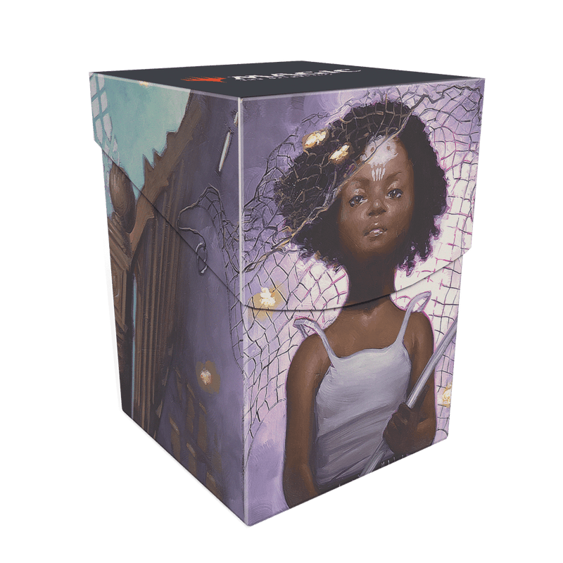 Duskmourn Aminatou, Veil Piercer (Commander) 100+ Deck Box for Magic: The Gathering