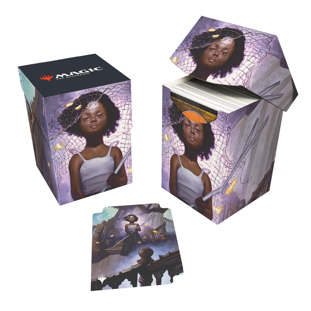 Duskmourn Aminatou, Veil Piercer (Commander) 100+ Deck Box for Magic: The Gathering | Ultra PRO International