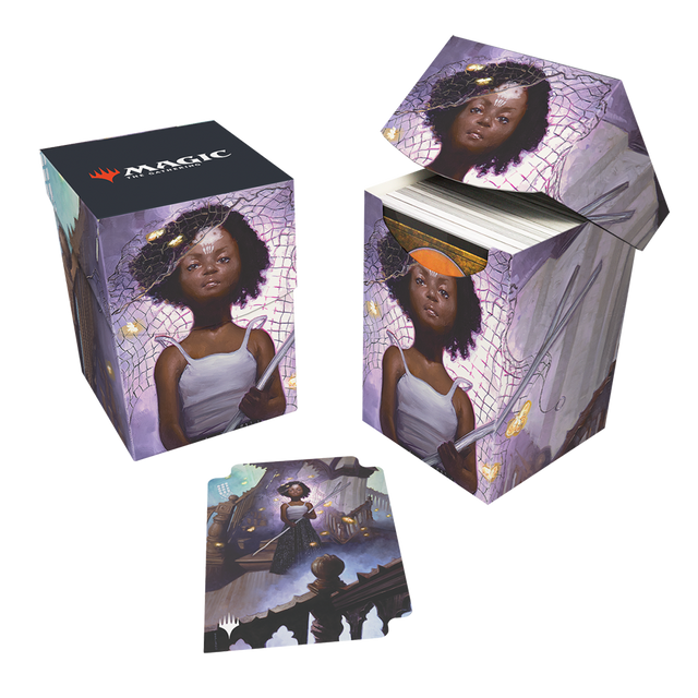 Duskmourn Aminatou, Veil Piercer (Commander) 100+ Deck Box for Magic: The Gathering | Ultra PRO International