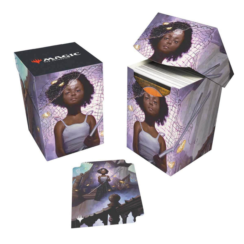 Duskmourn Aminatou, Veil Piercer (Commander) 100+ Deck Box for Magic: The Gathering Group