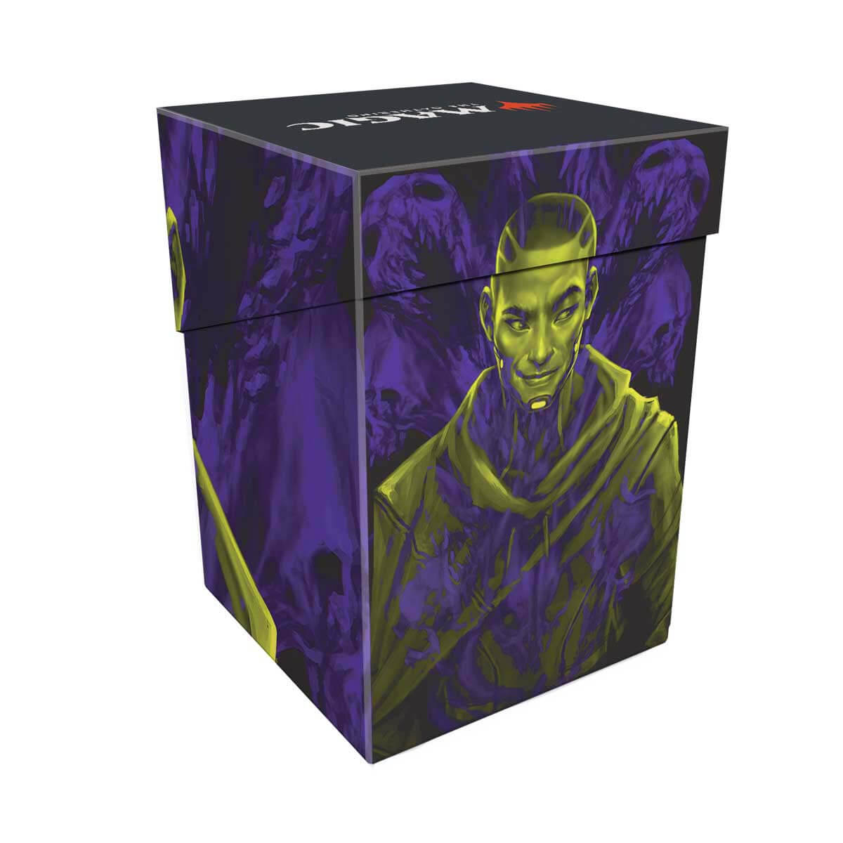 Duskmourn Kaito, Bane of Nightmares (Double Exposure Alt) 100+ Deck Box for Magic: The Gathering Back | Ultra PRO International