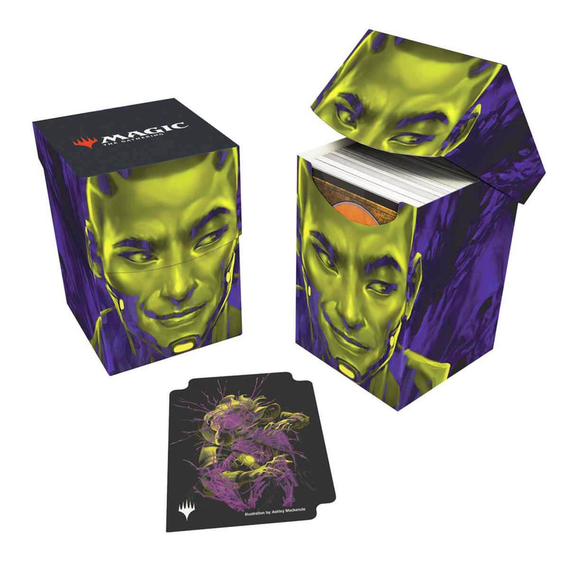 Duskmourn Kaito, Bane of Nightmares (Double Exposure Alt) 100+ Deck Box for Magic: The Gathering