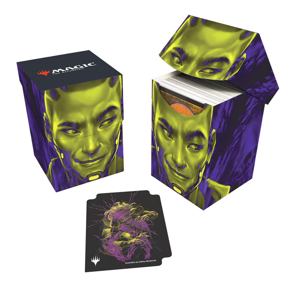 Duskmourn Kaito, Bane of Nightmares (Double Exposure Alt) 100+ Deck Box for Magic: The Gathering | Ultra PRO International