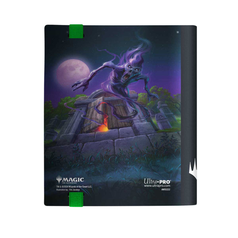 Duskmourn Exhume / Crypt Ghast 4-Pocket PRO-Binder for Magic: The Gathering Back