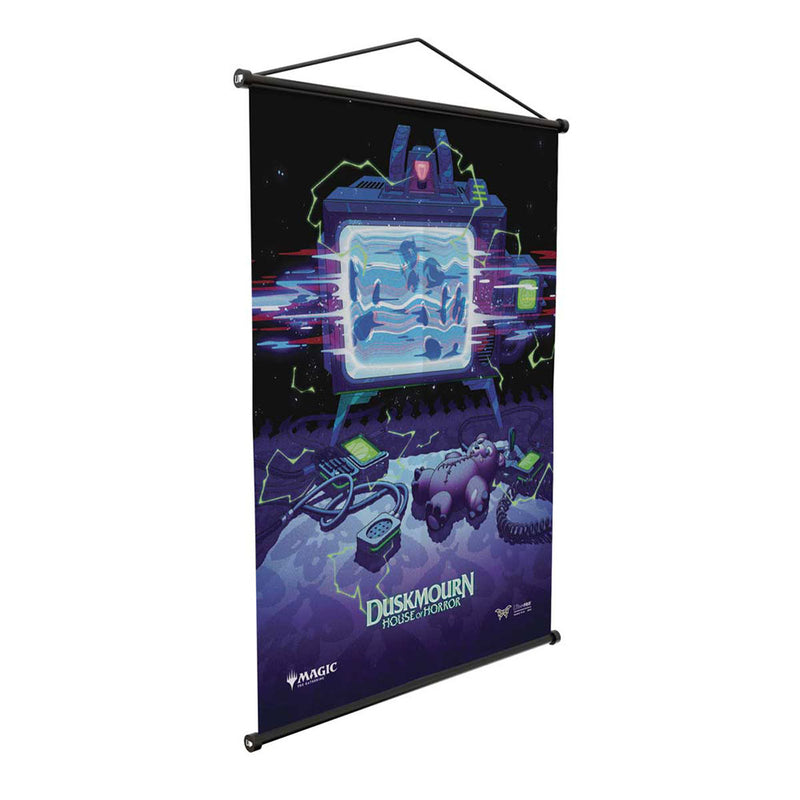 Duskmourn Packaging Prerelease Key Art Wall Scroll for Magic: The Gathering Angle | Ultra PRO International