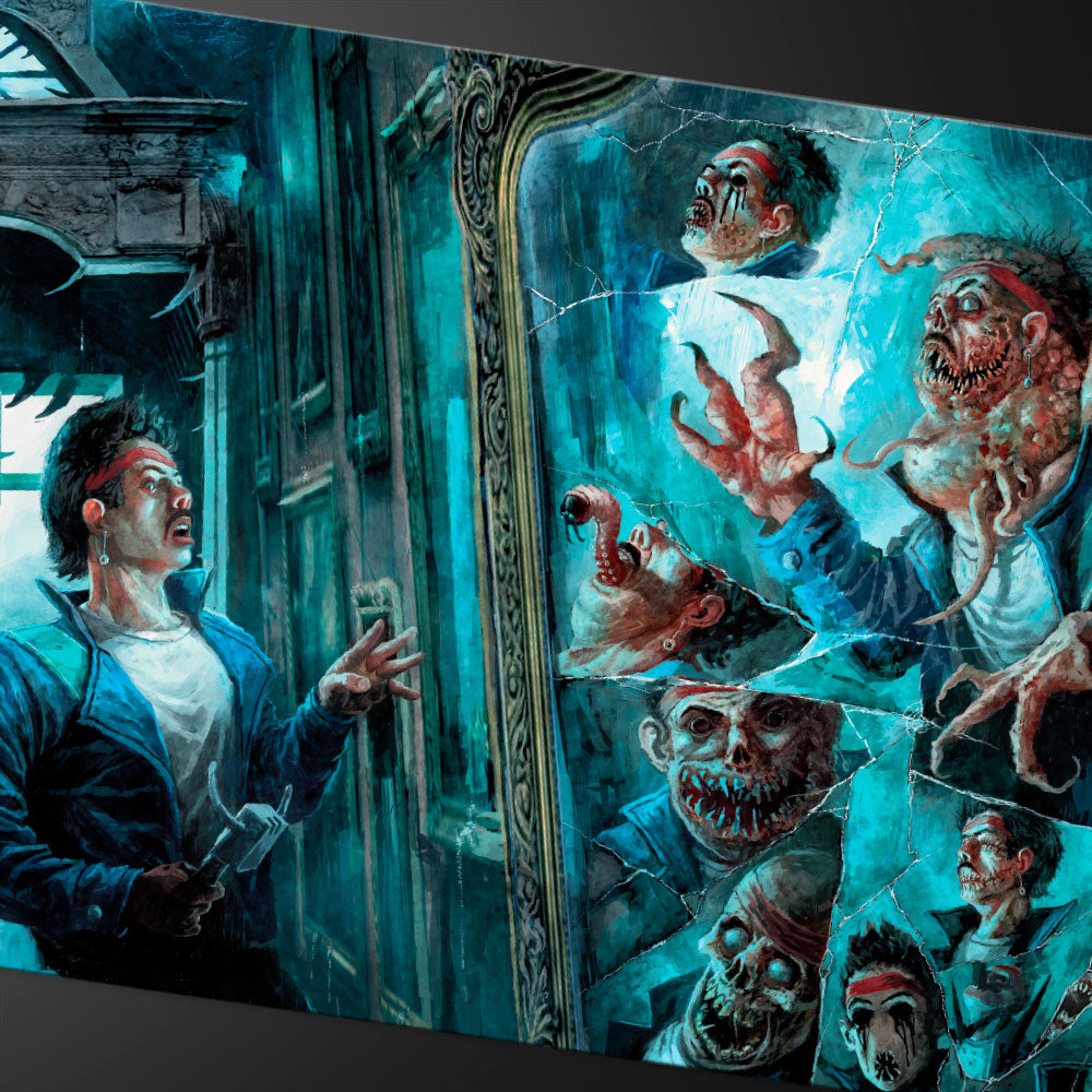 Duskmourn MirrorMirror Room / Fractured Realm 6ft Table Playmat