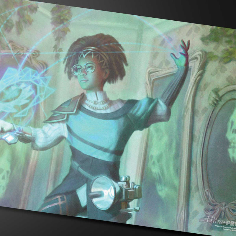 Duskmourn Zimone, Mystery Unraveler (Commander) Standard Gaming Playmat for Magic: The Gathering | Ultra PRO International