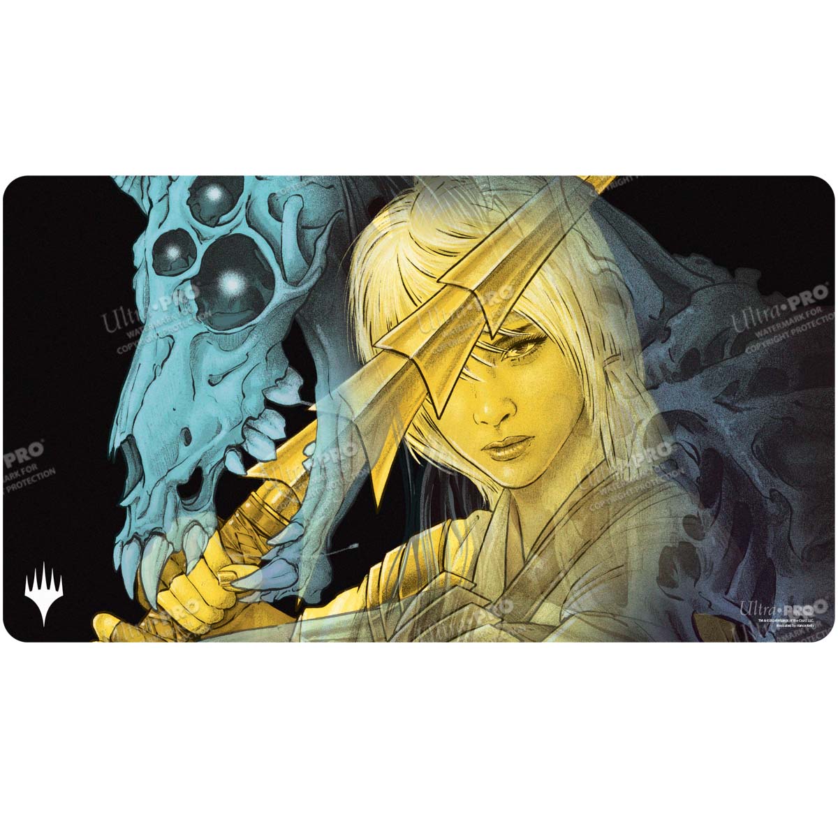 Duskmourn The Wandering Rescuer (Double Exposure Alt) Standard Gaming Playmat for Magic: The Gathering Art | Ultra PRO International