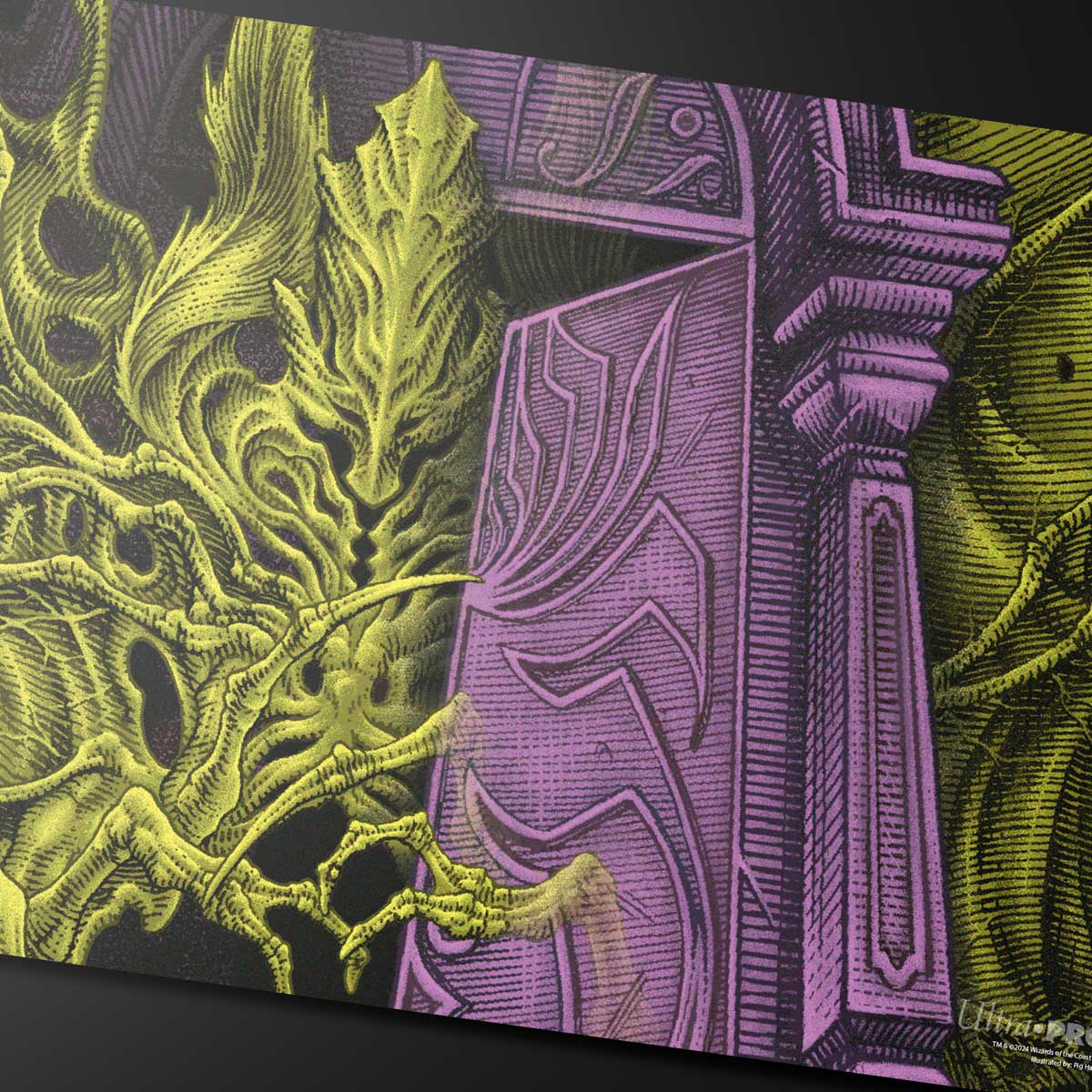 Duskmourn Valgavoth, Terror Eater (Double Exposure Alt) Standard Gaming Playmat for Magic: The Gathering | Ultra PRO International