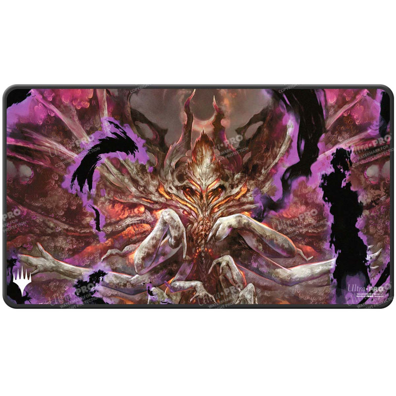 Duskmourn Damnation Black Stitched Standard Gaming Playmat for Magic: The Gathering Art | Ultra PRO International