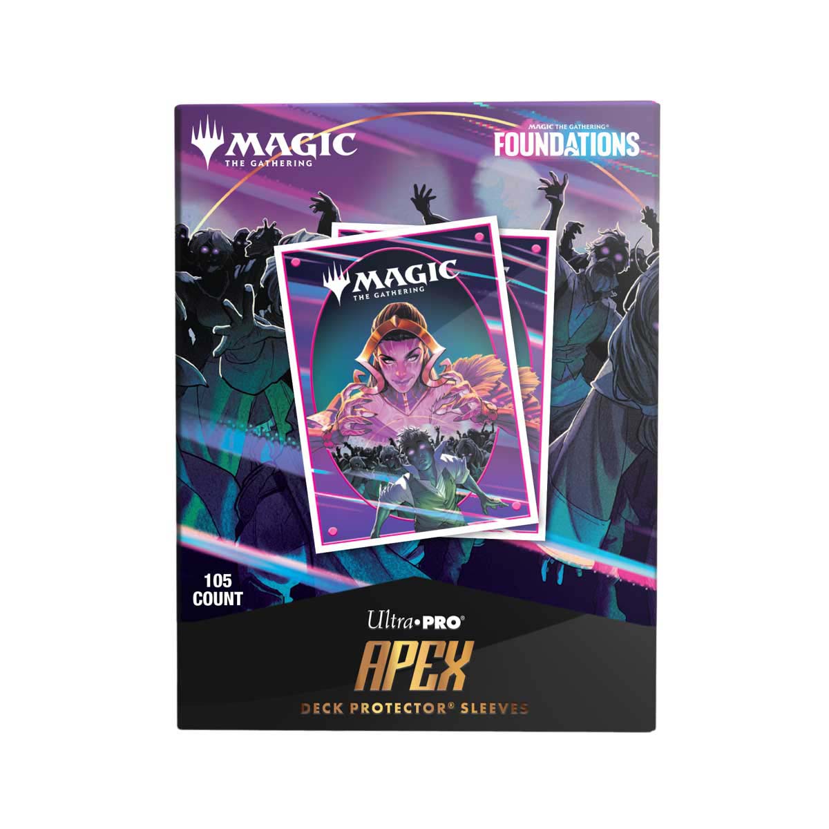 liliana card sleeves Foundations 105ct Apex Deck Protector Sleeves for Magic: The Gathering