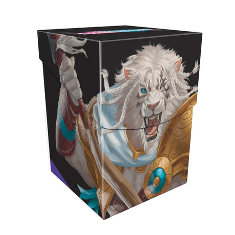 Foundations Ajani 100+ Deck Box Light for Magic: The Gathering Front | Ultra PRO International