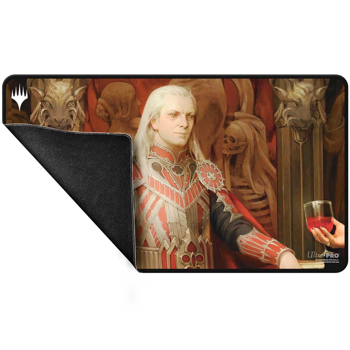 新品 MTG　エドガー・マルコフ　プレイマット ウルトラプロ MTG Innistrad Remastered Edgar Markov Black Stitched Playmat for Magic