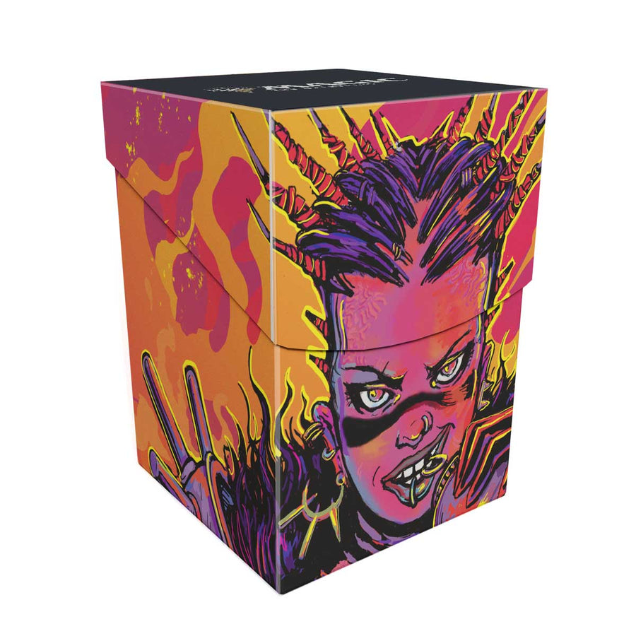 Boîte De Rangement Magic: The Gathering Ultra Pro Aetherdrift - Pour 100+ Cartes - Séparateur Inclus - Commander Edition