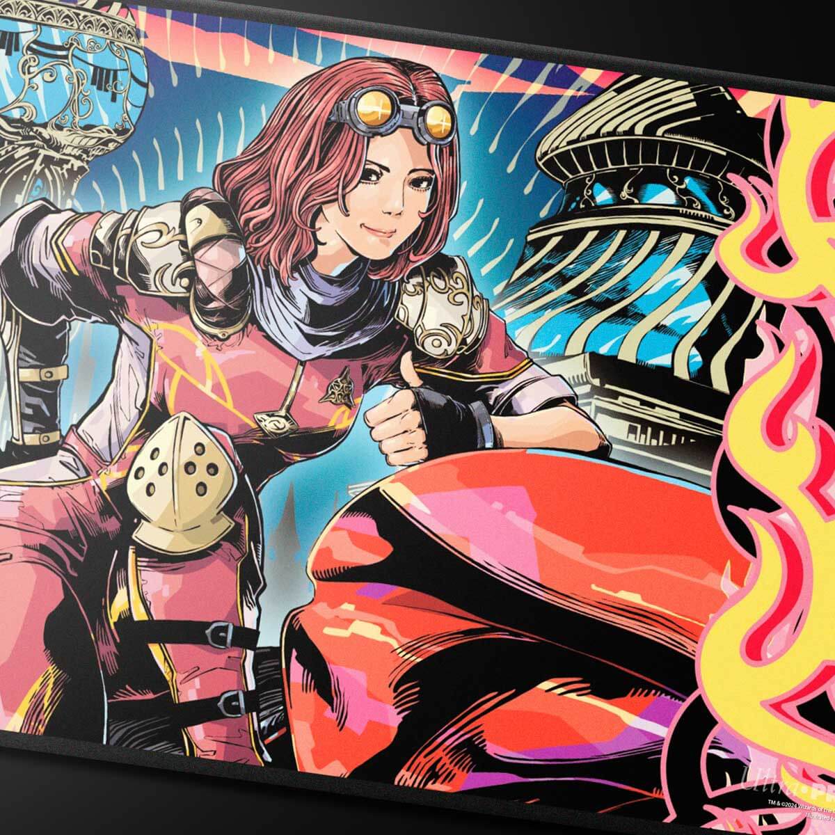 Aetherdrift Chandra, Spark Hunter AR Enhanced Playmat for Magic