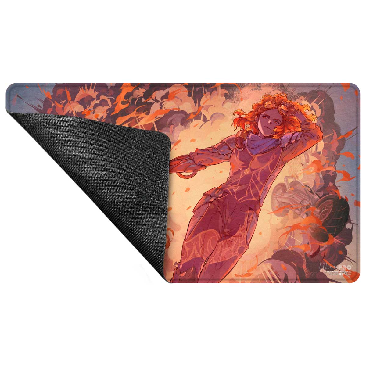 Aetherdrift Chandra's Ignition Stitched Edge Playmat for Magic