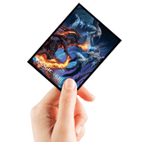 Magic: The Gathering®—FINAL FANTASY™ Bahamut and Ifrit 100ct Deck Protector Sleeves Hand