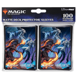 Magic: The Gathering®—FINAL FANTASY™ Bahamut and Ifrit 100ct Deck Protector Sleeves Packaging