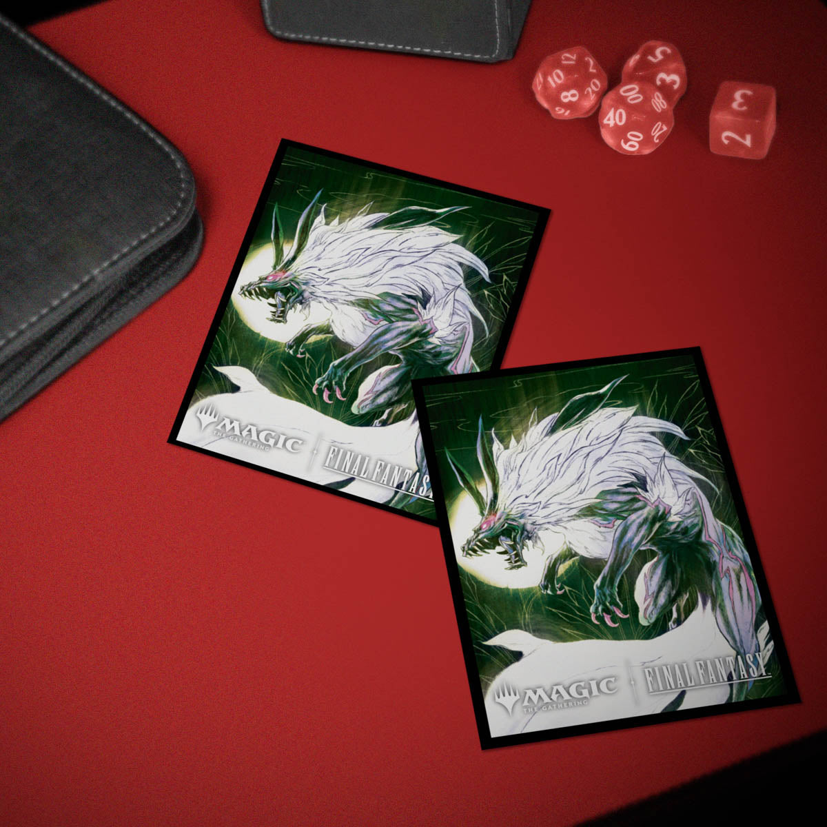 Magic: The Gathering®—FINAL FANTASY™ Summon: Fenrir 100ct Deck Protector Sleeves Lifestyle