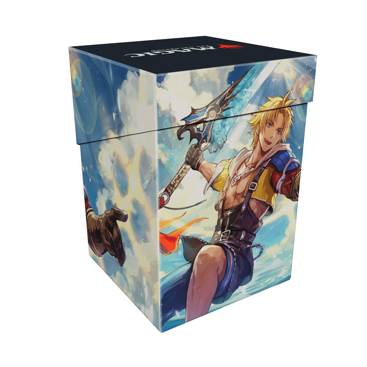 Magic: The Gathering®—FINAL FANTASY™ Tidus, Yuna's Guardian (Commander) 100+ Deck Box Back