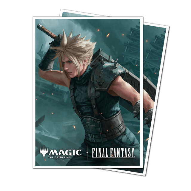 Magic: The Gathering®—FINAL FANTASY™ Cloud, Planet's Champion 105ct APEX Deck Protector™ Sleeves Spread