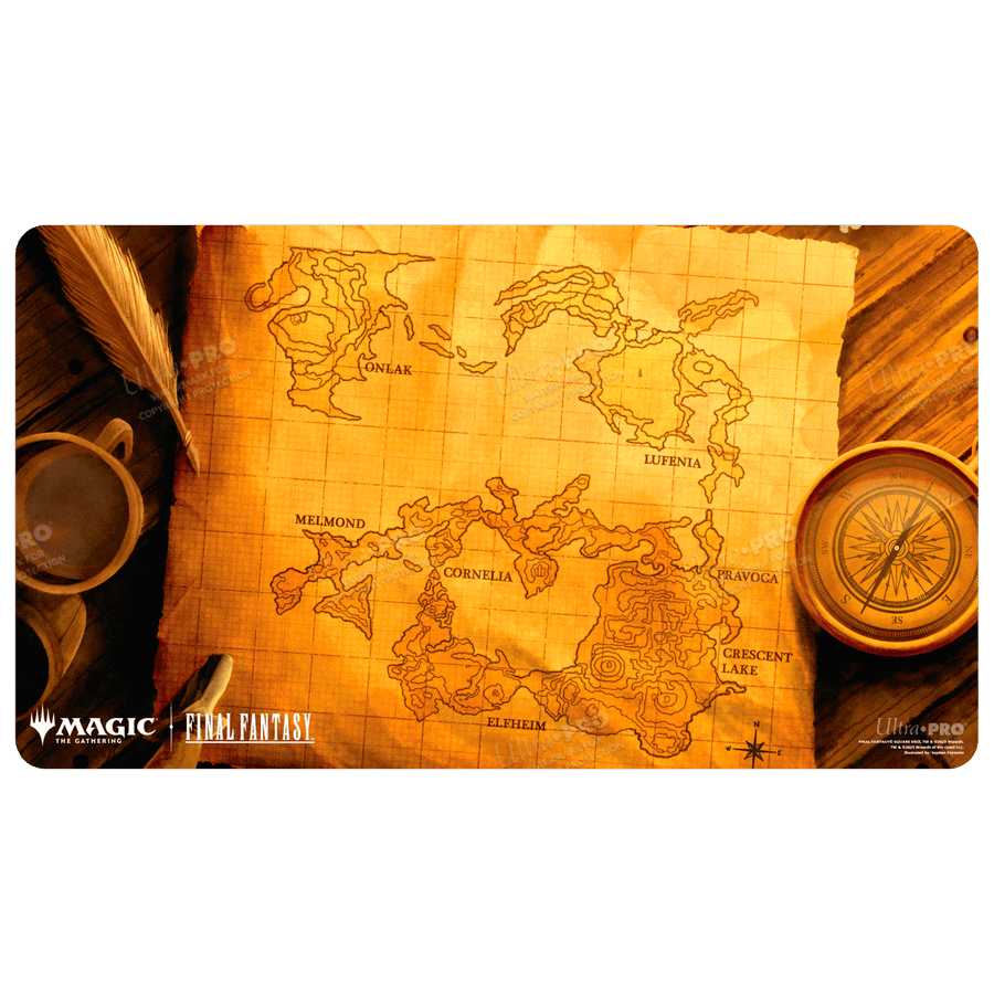 Magic the gathering final fantasy world map playmat ultra pro