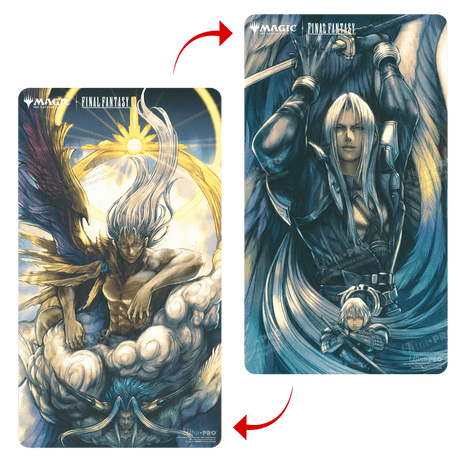 Magic: The Gathering®—FINAL FANTASY™ Sephiroth, Fabled SOLDIER / Sephiroth, One-Winged Angel Double-Sided Playmat Both Sides