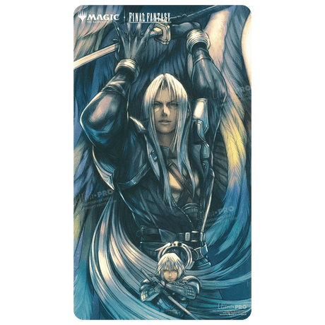 Magic: The Gathering®—FINAL FANTASY™ Sephiroth, Fabled SOLDIER / Sephiroth, One-Winged Angel Double-Sided Playmat Front 1