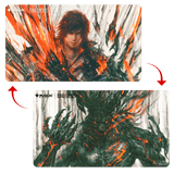 Magic: The Gathering®—FINAL FANTASY™ Clive, Ifrit’s Dominant / Ifrit, Warden of Inferno Double-Sided Playmat Both Sides