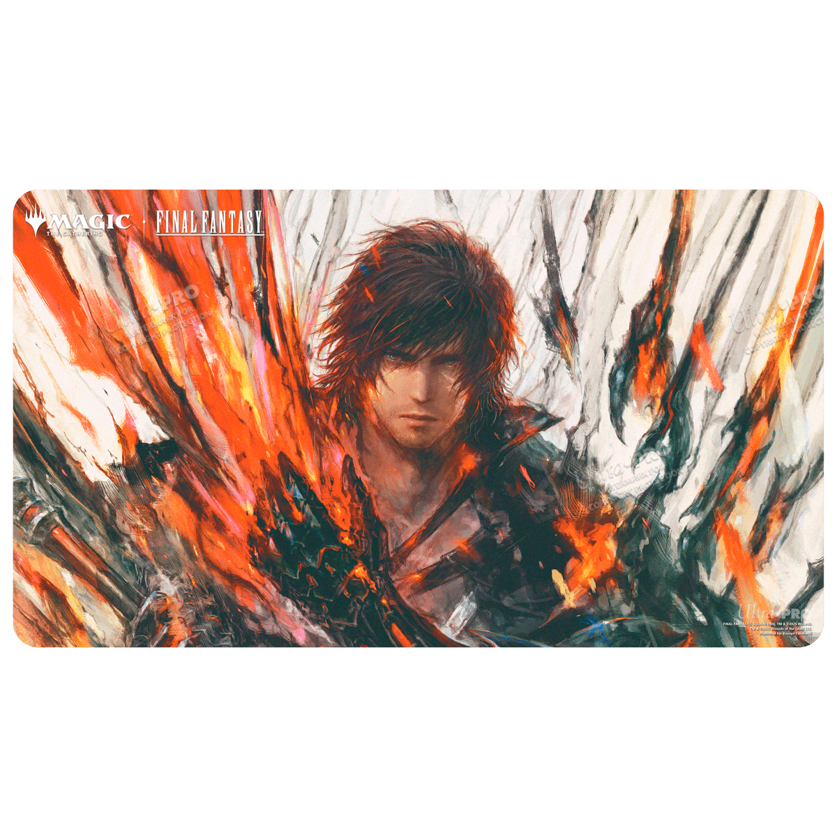 Magic: The Gathering®—FINAL FANTASY™ Clive, Ifrit’s Dominant / Ifrit, Warden of Inferno Double-Sided Playmat Front 2