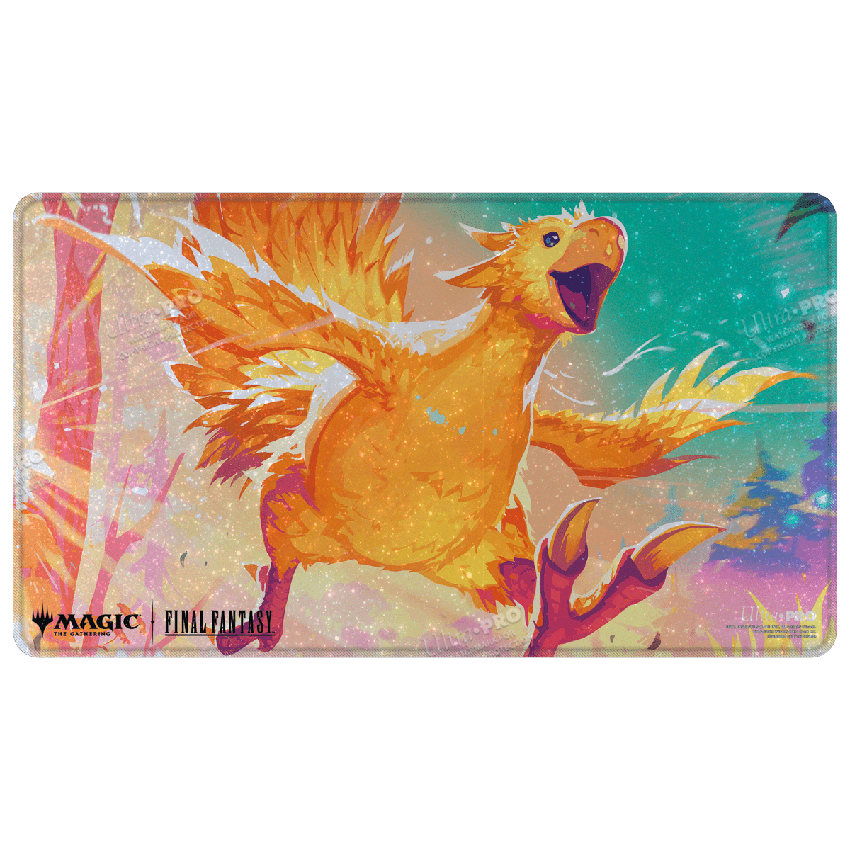 Magic: The Gathering®—FINAL FANTASY™ Traveling Chocobo Holofoil Playmat Front