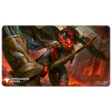 Commander Series #7 Karlach, Fury of Avernus Stitched Playmat for Magic: The Gathering